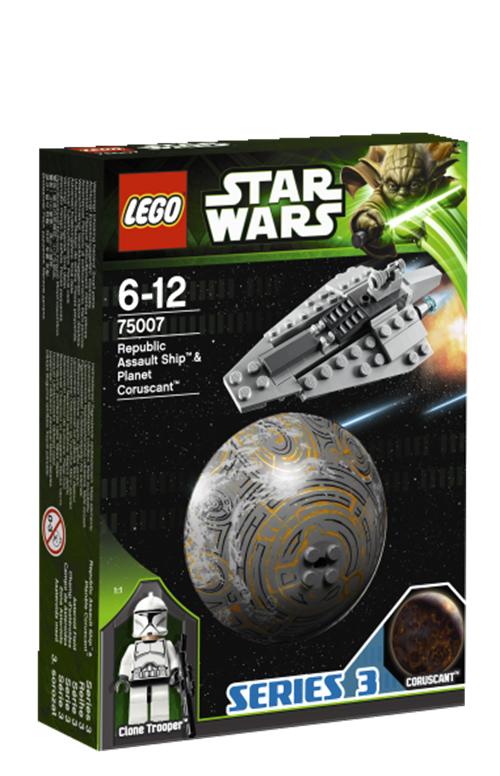 LEGO® Star Wars 75007 Republic Assault Ship & Planète Coruscant État correct - Lego reconditionné disponible sur Fnac